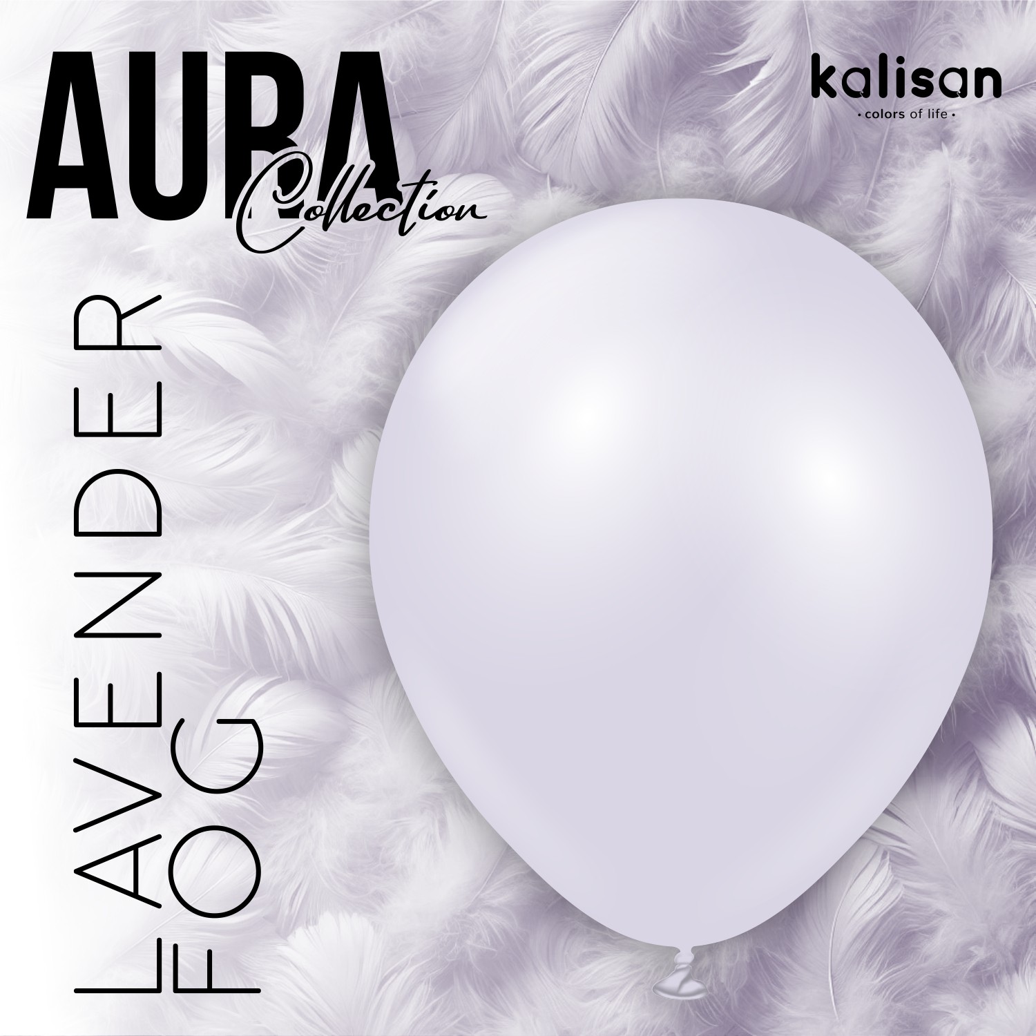 Балон Аура Калисан -  Lavender Fog - 12''/30см