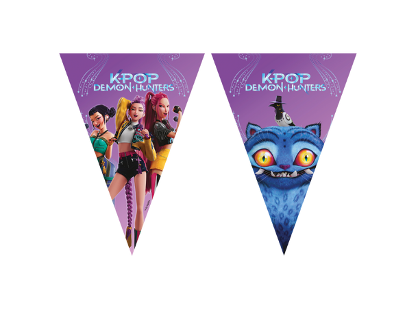К-POP - ловци на демони - флаг банер 2,3м